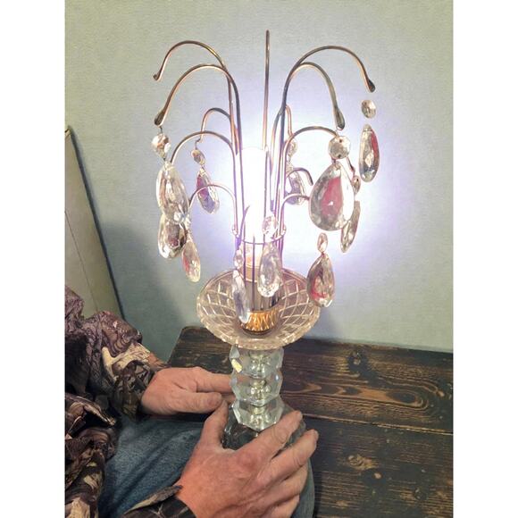 Vintage Hollywood Regency Waterfall Lamp - Picture 8 of 9